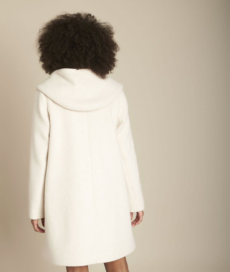 Manteau en laine edwin poudre.