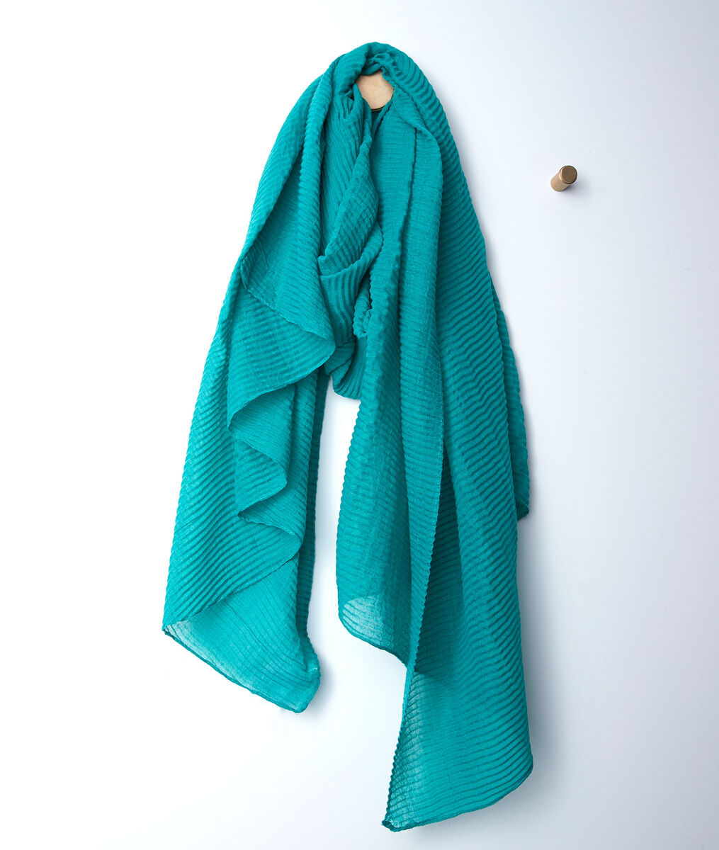 Foulard plissé jade Barry | 1-2-3 Foulard plissé jade Barry PhotoZ | 1-2-3