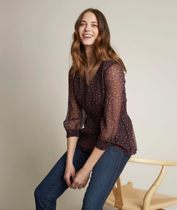 Blouse imprimée Esmée | 1-2-3 Blouse imprimée Esmée PhotoZ | 1-2-3