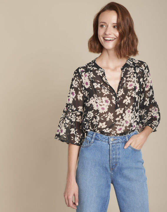 Blouse imprimé fleuri Valerianne | 1-2-3 Blouse imprimé fleuri Valerianne PhotoZ | 1-2-3