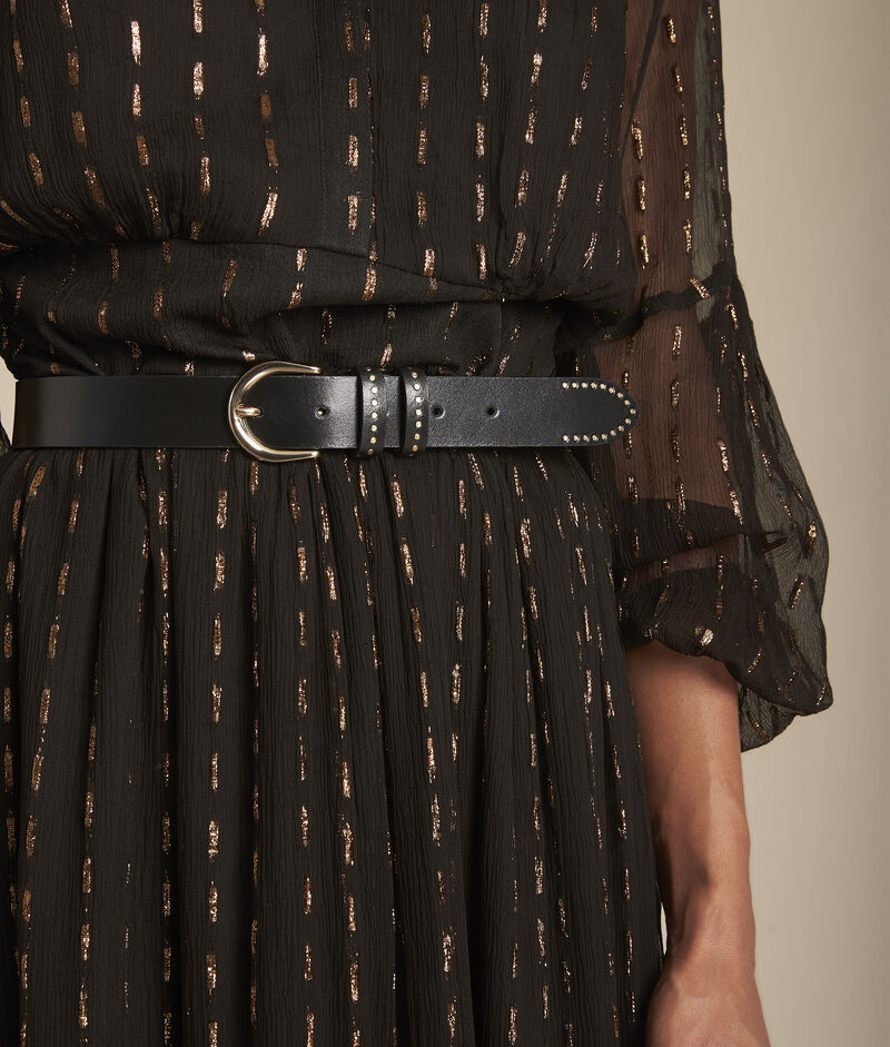 Ceinture en cuir noire arock noir.