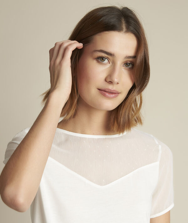 Tee-shirt plumetis Romane | 1-2-3 Tee-shirt plumetis Romane PhotoZ | 1-2-3