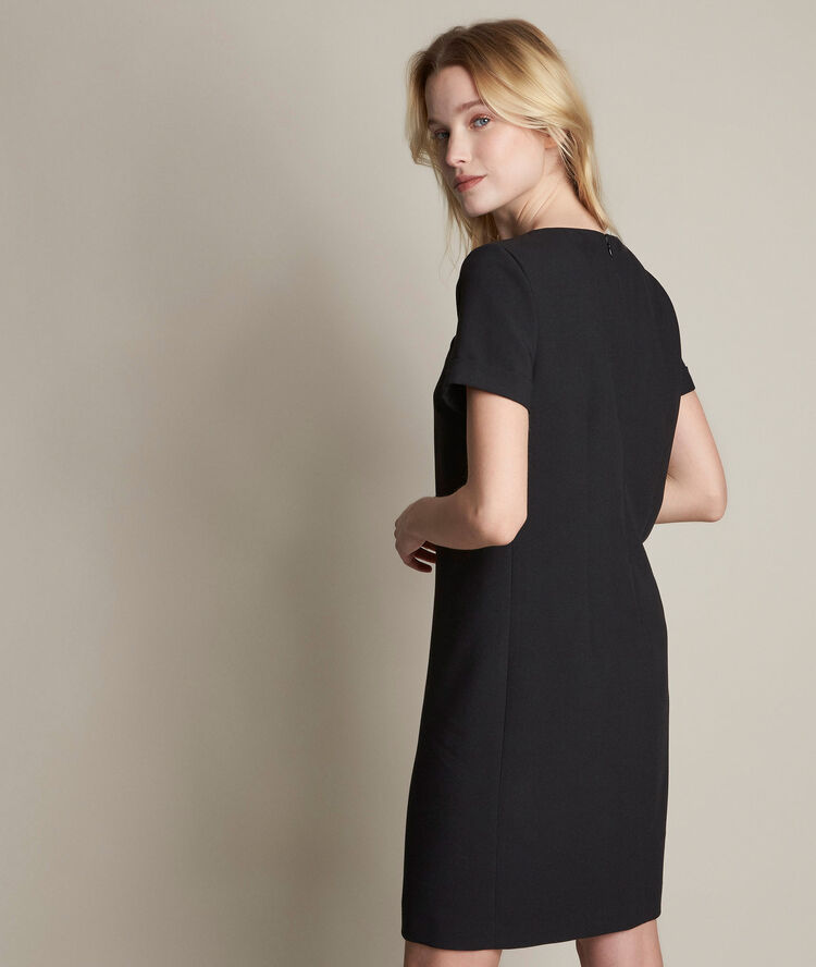 Robe droite cassie noir.
