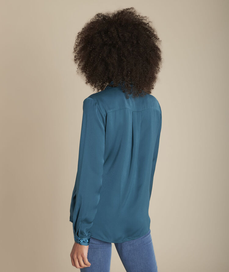 Chemise satinée maya cypres.