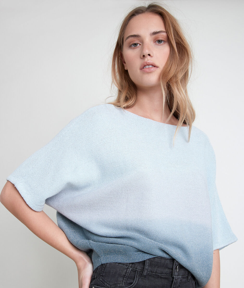 Pull fin bleu dégradé Ashley | 1-2-3 Pull fin bleu dégradé Ashley PhotoZ | 1-2-3
