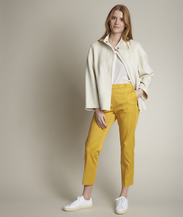 Pantalon cigarette jaune Rubis | 1-2-3 Pantalon cigarette jaune Rubis PhotoZ | 1-2-3