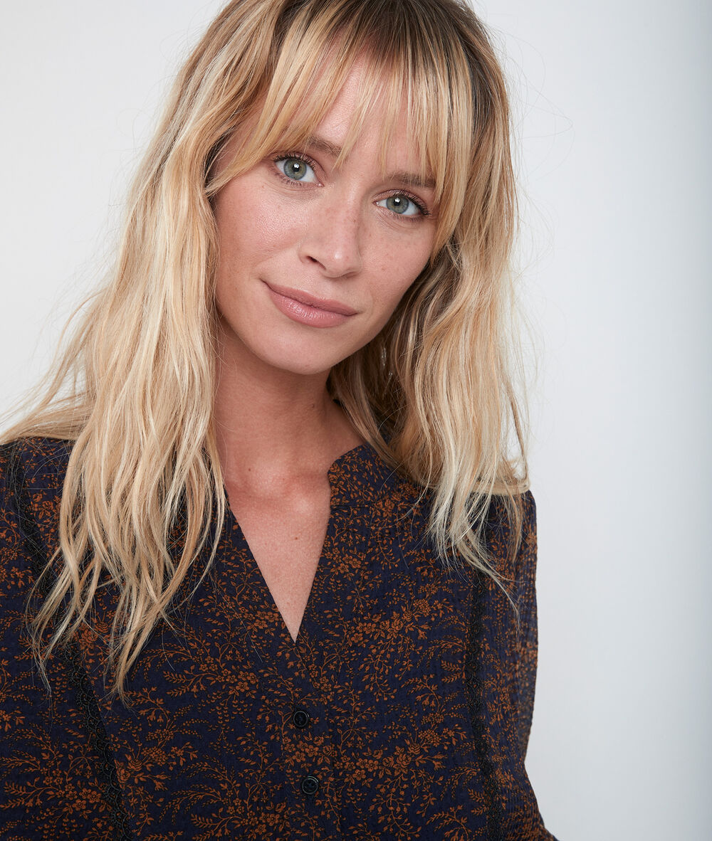 Blouse imprimée jamo tomette.