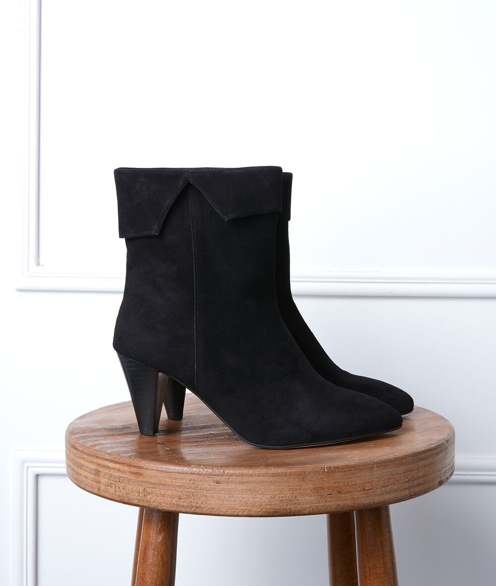 Stiefeletten mit high heels valencia noir.