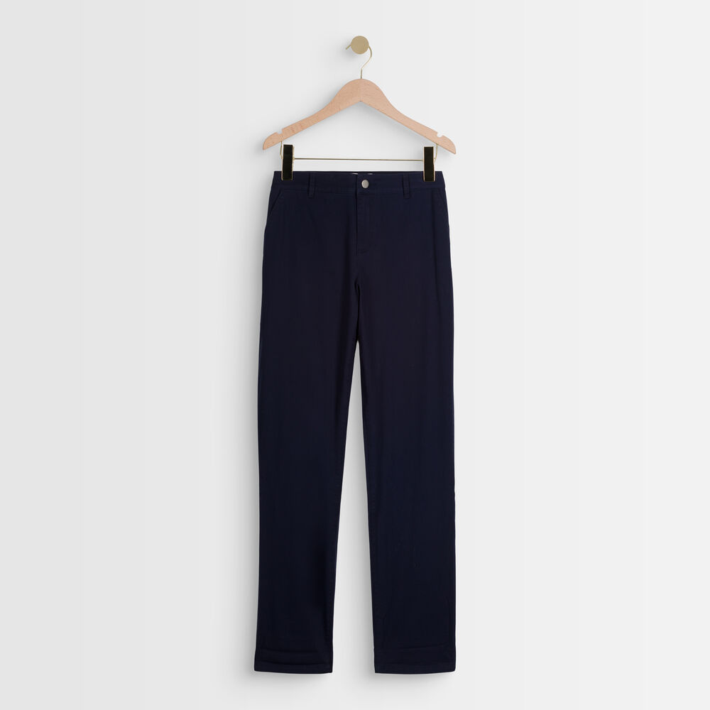 Pantalon chino en coton biologique marine francis marine.