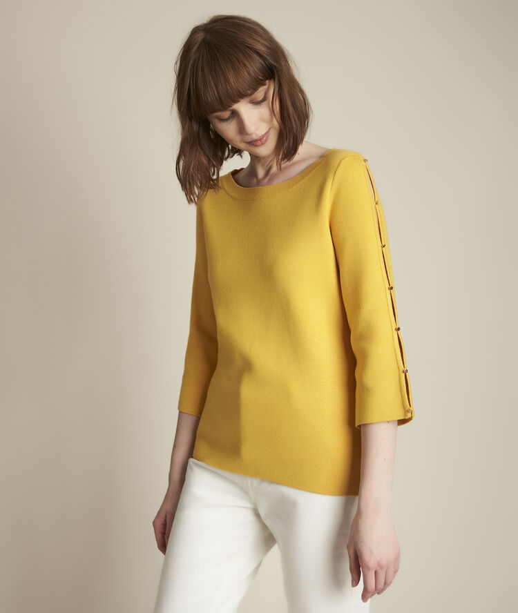 Pull milano jaune darwin miel.