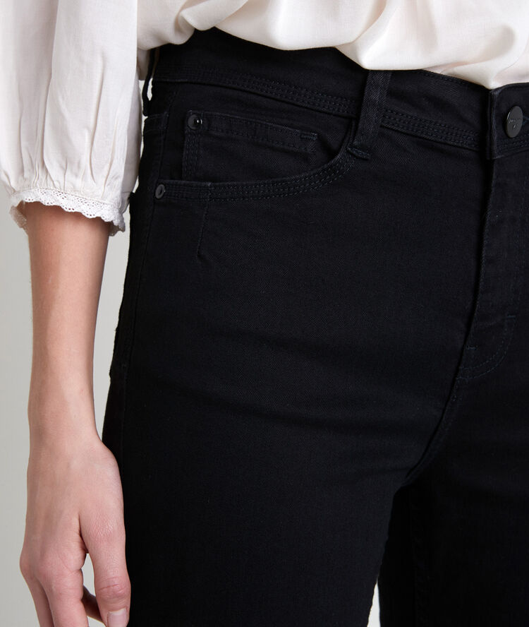 De originele, zwarte straight-fit 123 jeans sonia zwart.