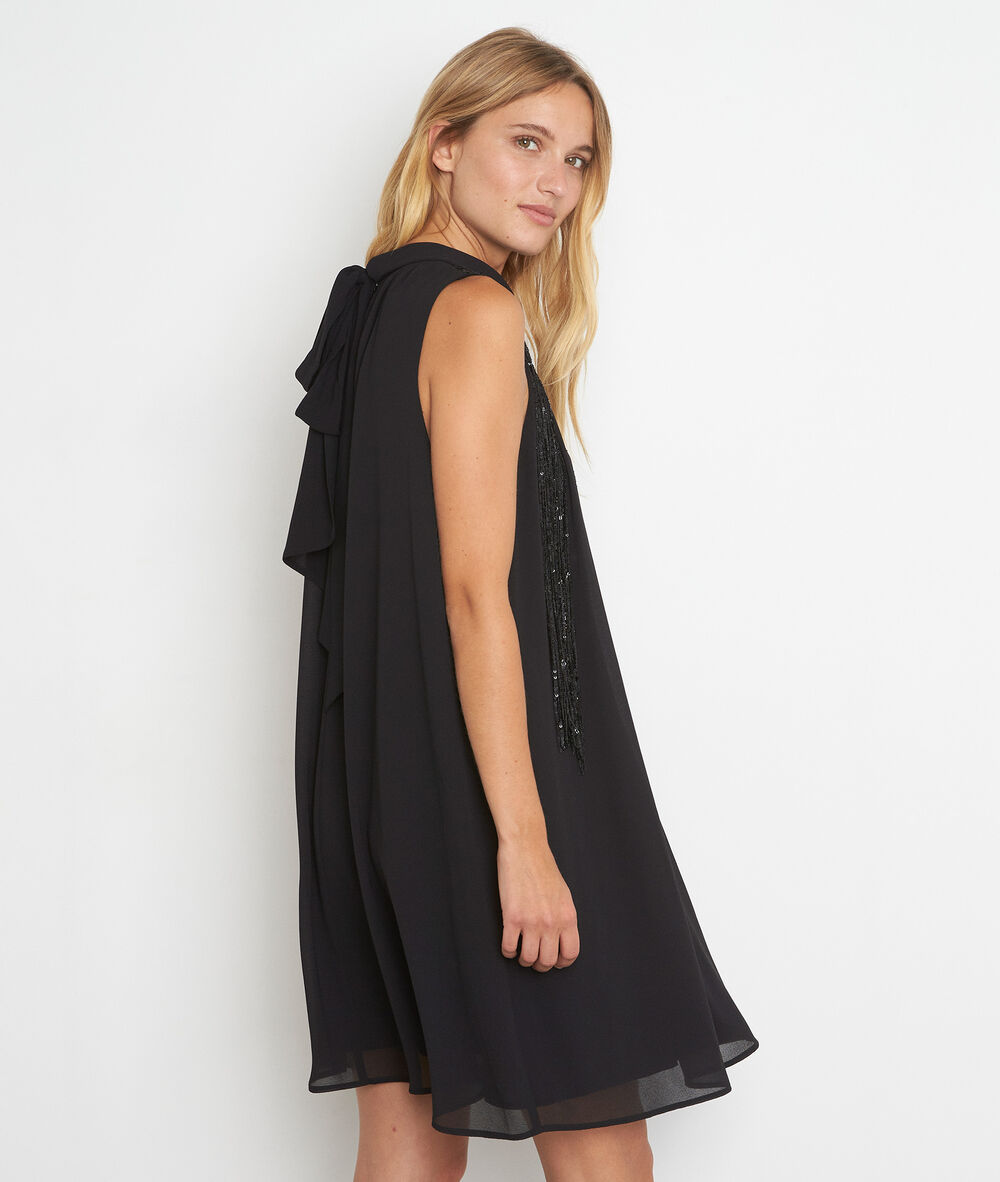 Robe noire à sequins chachacha noir.