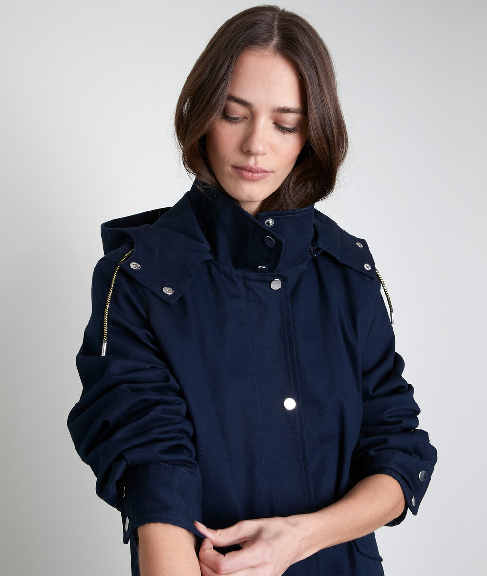 Parka en coton marine naelia marine.