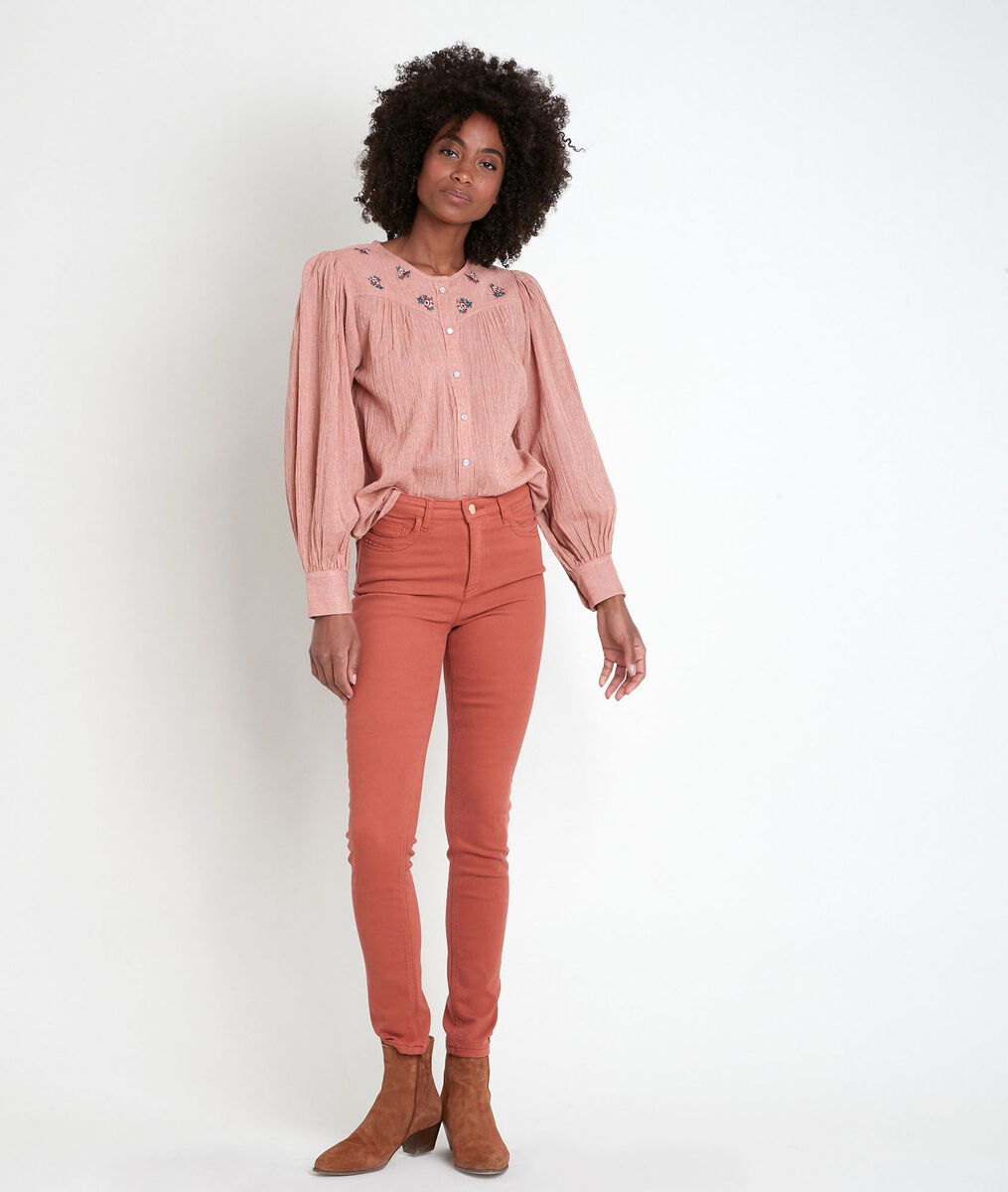 L'iconique slim jean goyave en coton recyclé Suzy | 1-2-3 L'iconique slim jean goyave en coton recyclé Suzy PhotoZ | 1-2-3