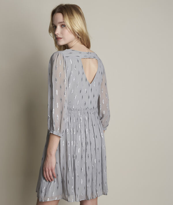 Robe gris chiné lurex Océane | 1-2-3 Robe gris chiné lurex Océane PhotoZ | 1-2-3