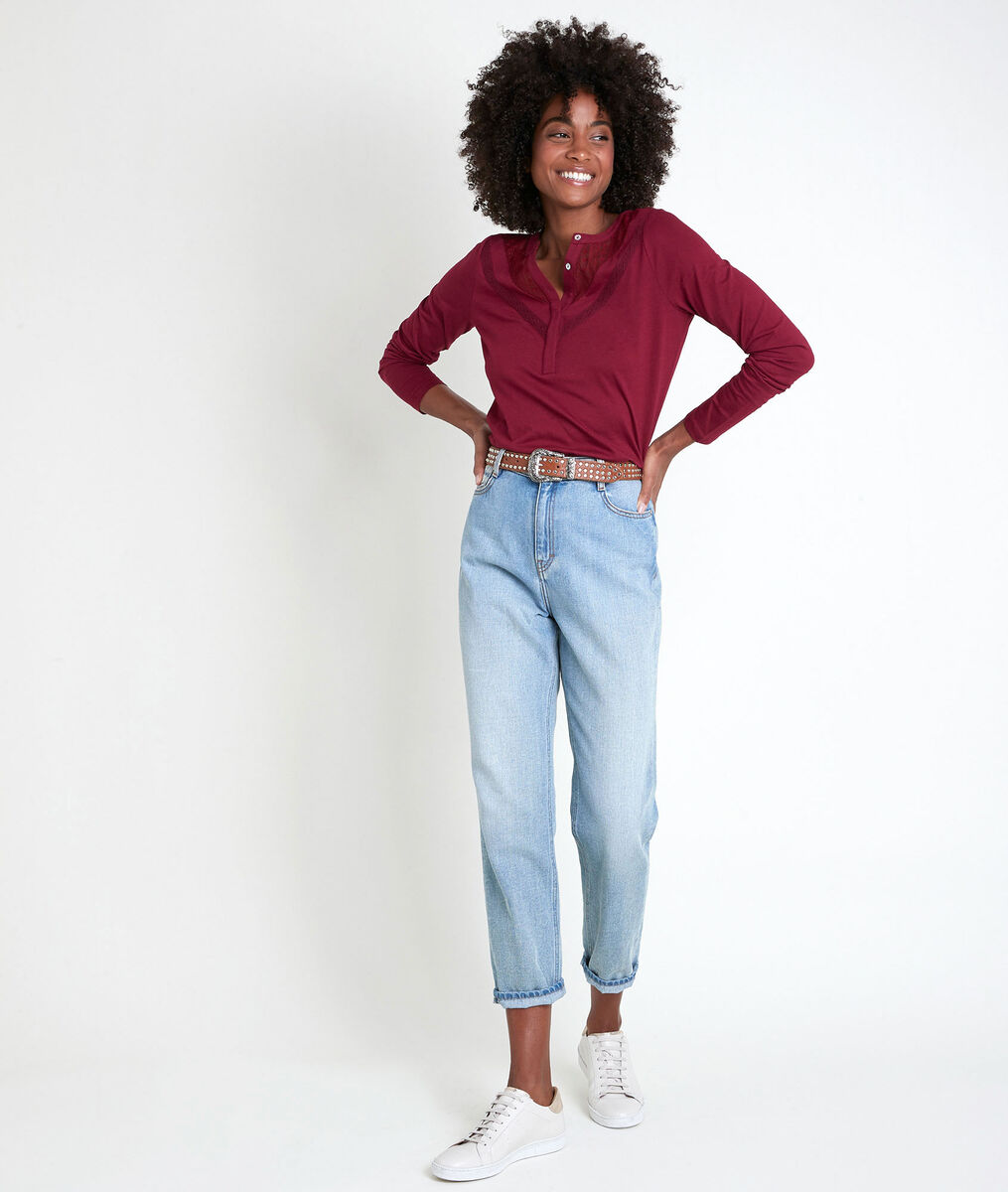 Top en dentelle rouge Iris | 1-2-3 Top en dentelle rouge Iris PhotoZ | 1-2-3