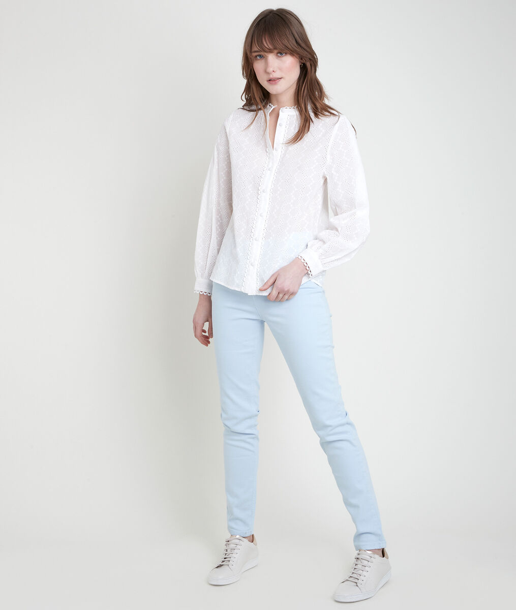 L'iconique slim jean en coton recyclé azur Suzy | 1-2-3 L'iconique slim jean en coton recyclé azur Suzy PhotoZ | 1-2-3
