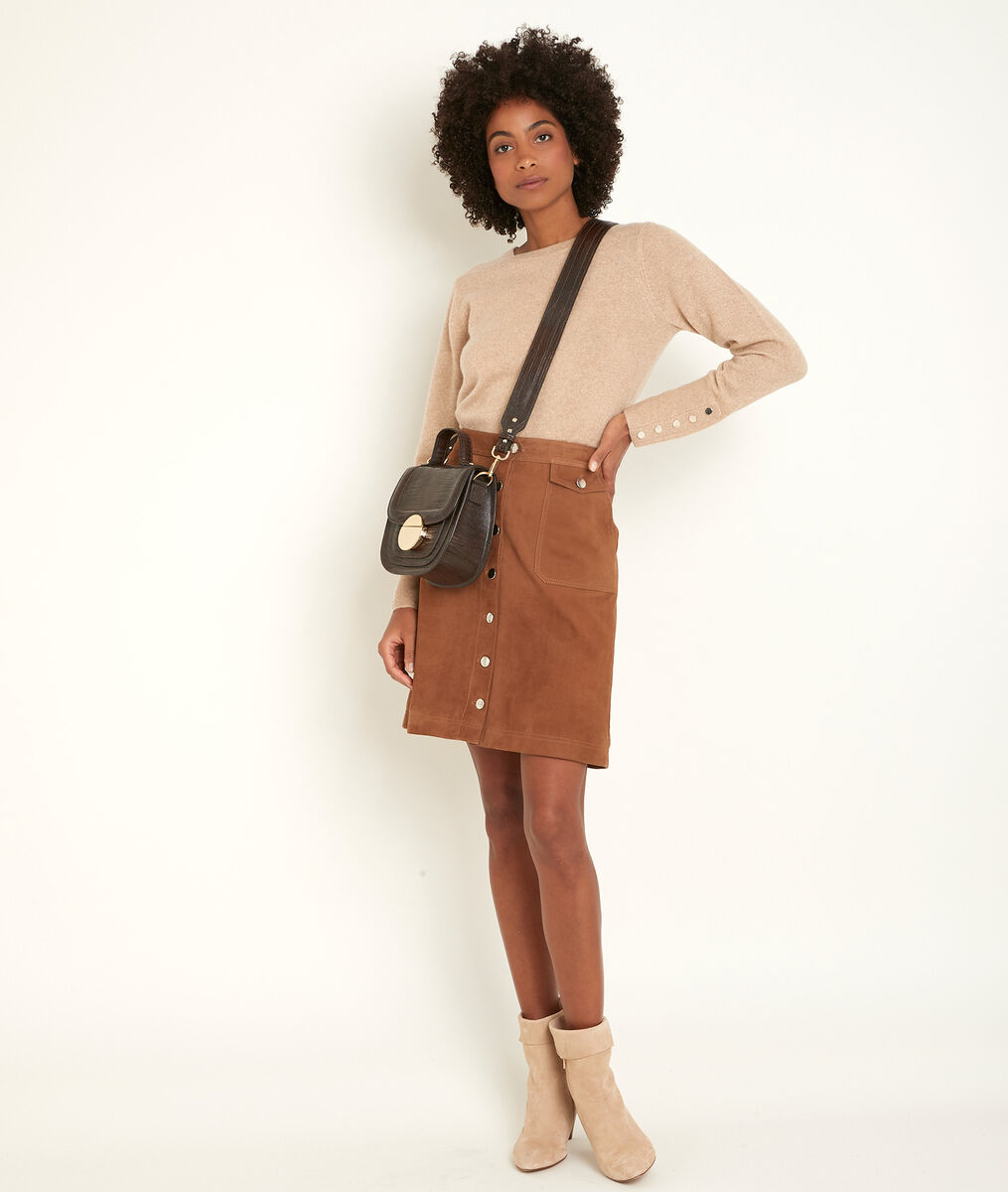 Pull en cachemire camel River | 1-2-3 Pull en cachemire camel River PhotoZ | 1-2-3