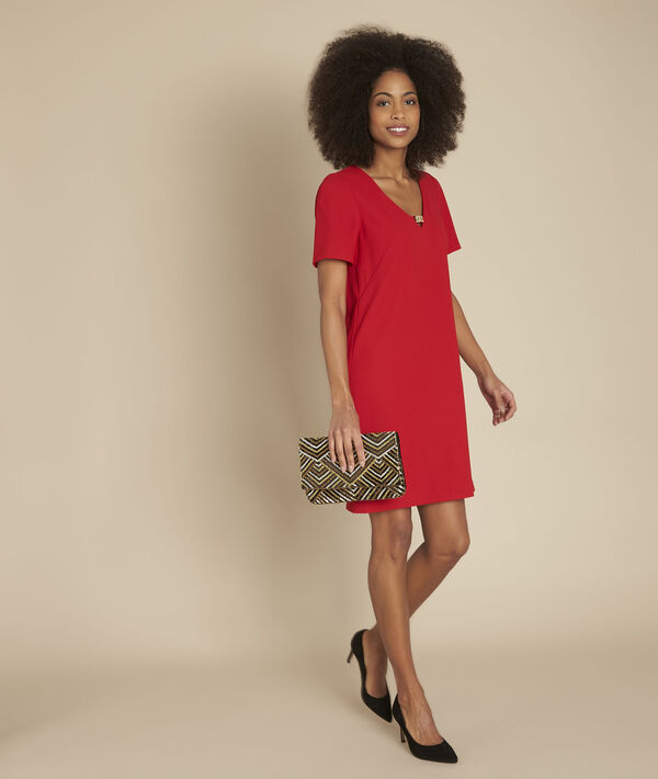 Rotes Kleid mit Strass-Details Noel PhotoZ | 1-2-3