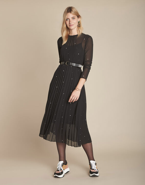 Robe longue plissée Iola | 1-2-3 Robe longue plissée Iola PhotoZ | 1-2-3