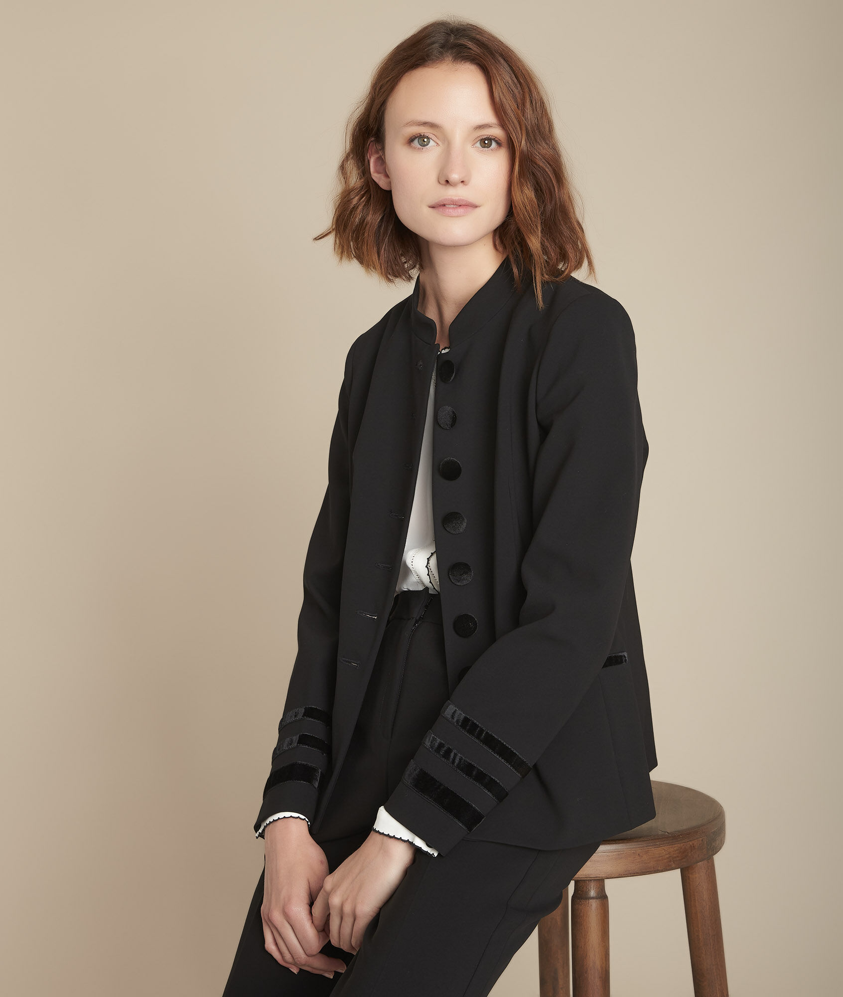 fluwelen blazer dames