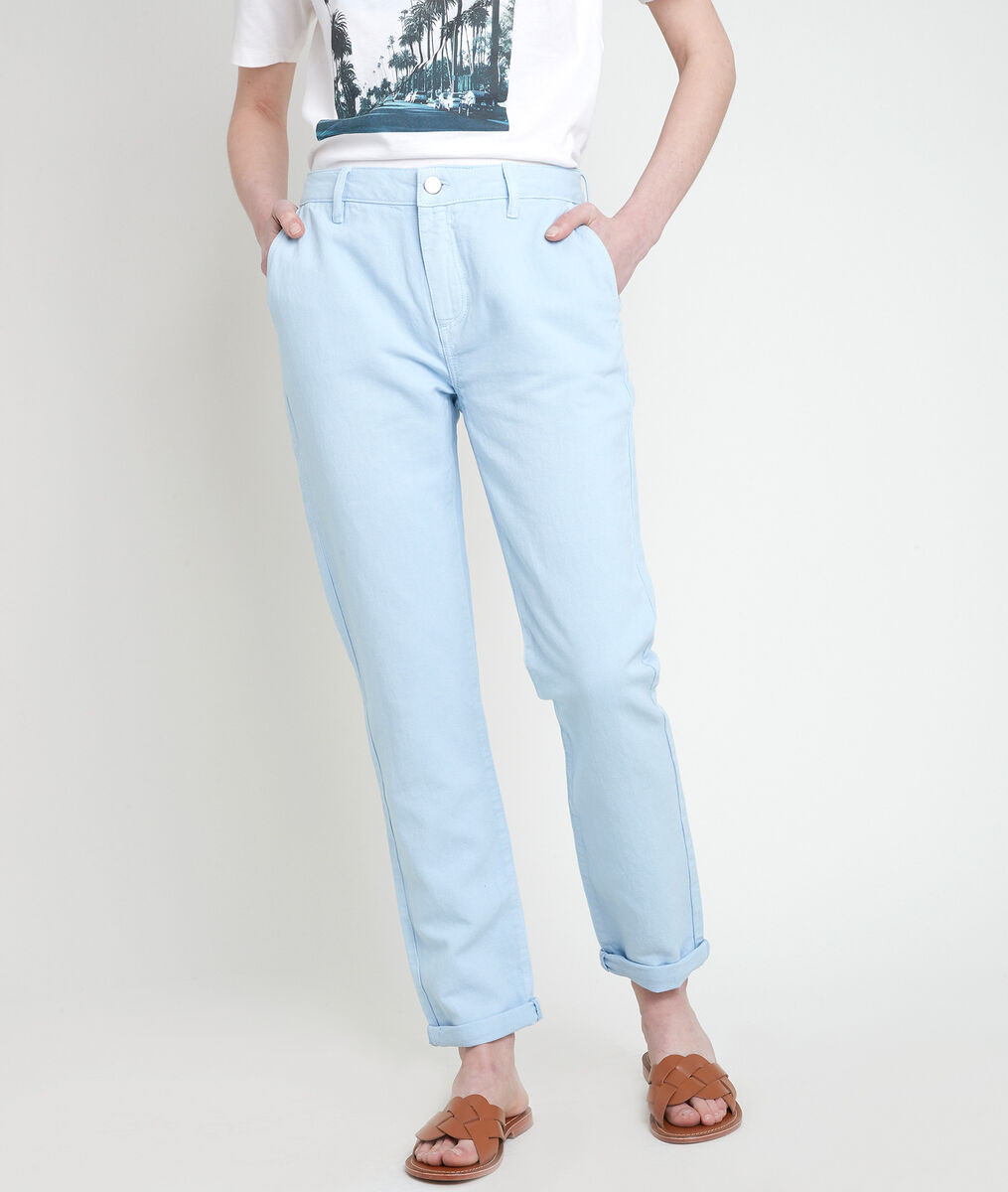 Pantalon cigarette pure bleached Farel | 1-2-3 Pantalon cigarette pure bleached Farel PhotoZ | 1-2-3