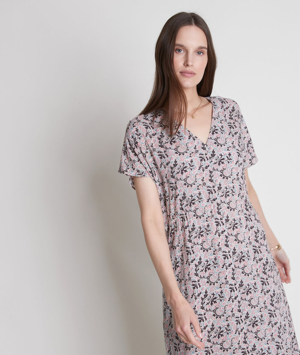 Robe dansante imprimée blush latimi blush.