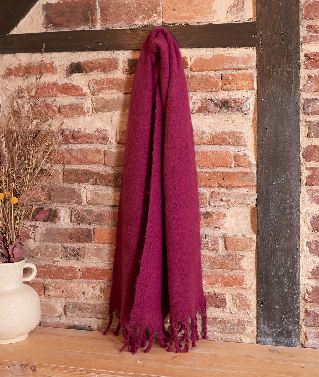 Echarpe épaisse fuchsia hama | 1-2-3 Echarpe épaisse fuchsia hama PhotoZ | 1-2-3