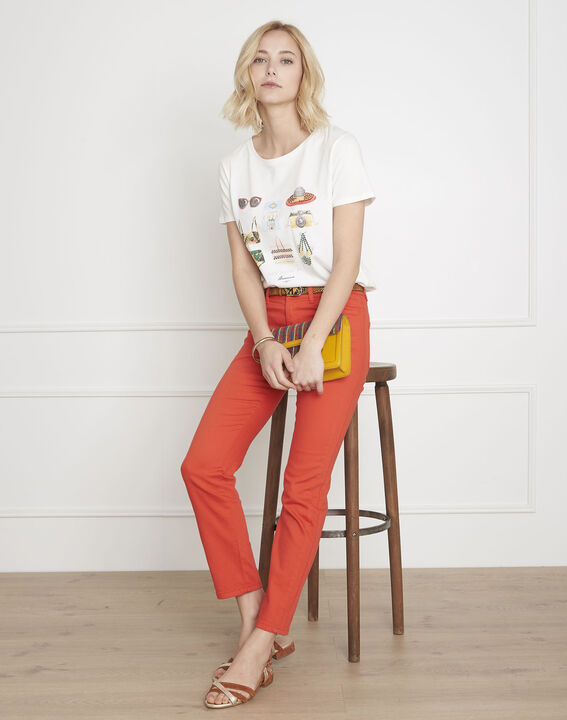 Jean corail droit tresse poche Opera | 1-2-3 Jean corail droit tresse poche Opera PhotoZ | 1-2-3