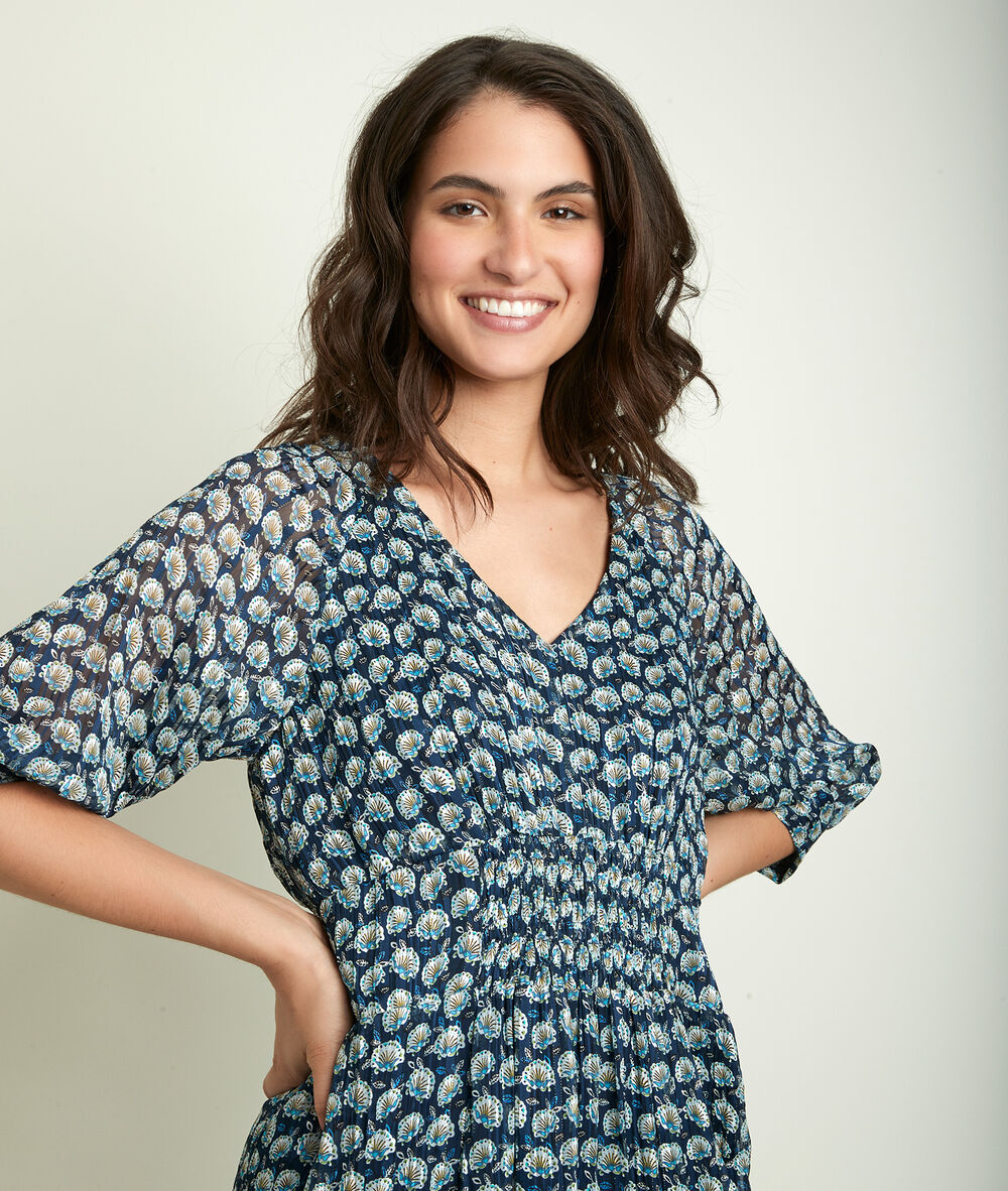 Robe imprimée cindy lichen.