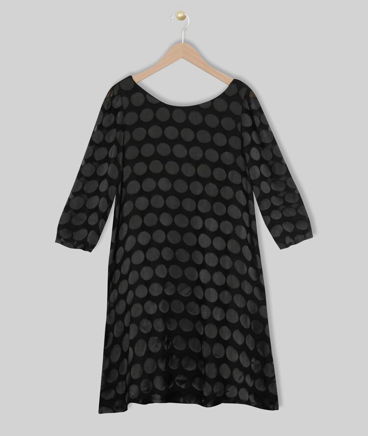 Robe à pois rosie noir.