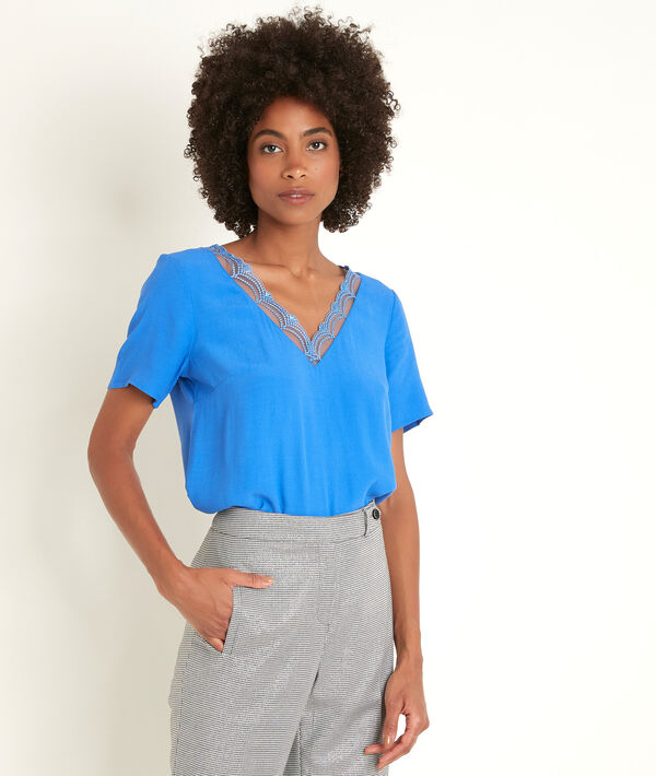 Top bimatière bleu klein Divine bis | 1-2-3 Top bimatière bleu klein Divine bis PhotoZ | 1-2-3