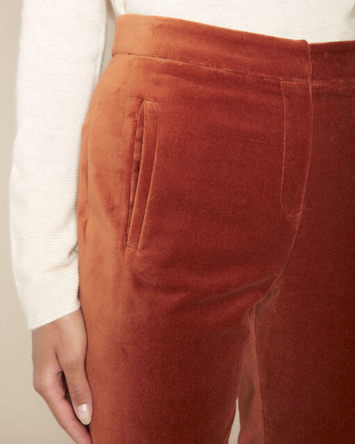Pantalon droit en velours acajou Ethan (2) - Maison 123