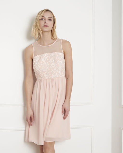 Robe poudre en dentelle Hilda (1) - Maison 123