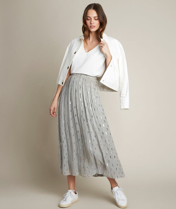 Jupe longue lurex Belline | 1-2-3 Jupe longue lurex Belline PhotoZ | 1-2-3