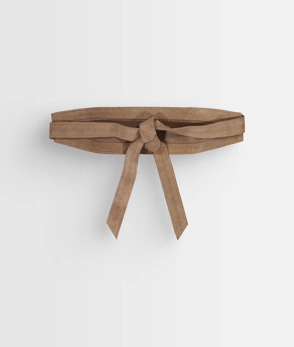Ceinture large en cuir beige eddy beige.