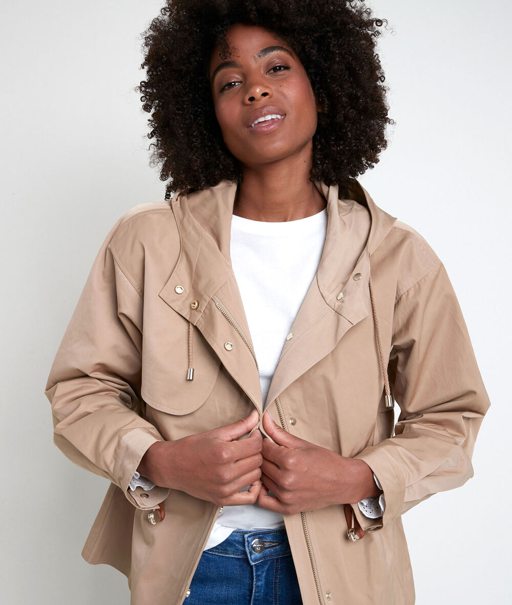 Korte camel parka nada camel.