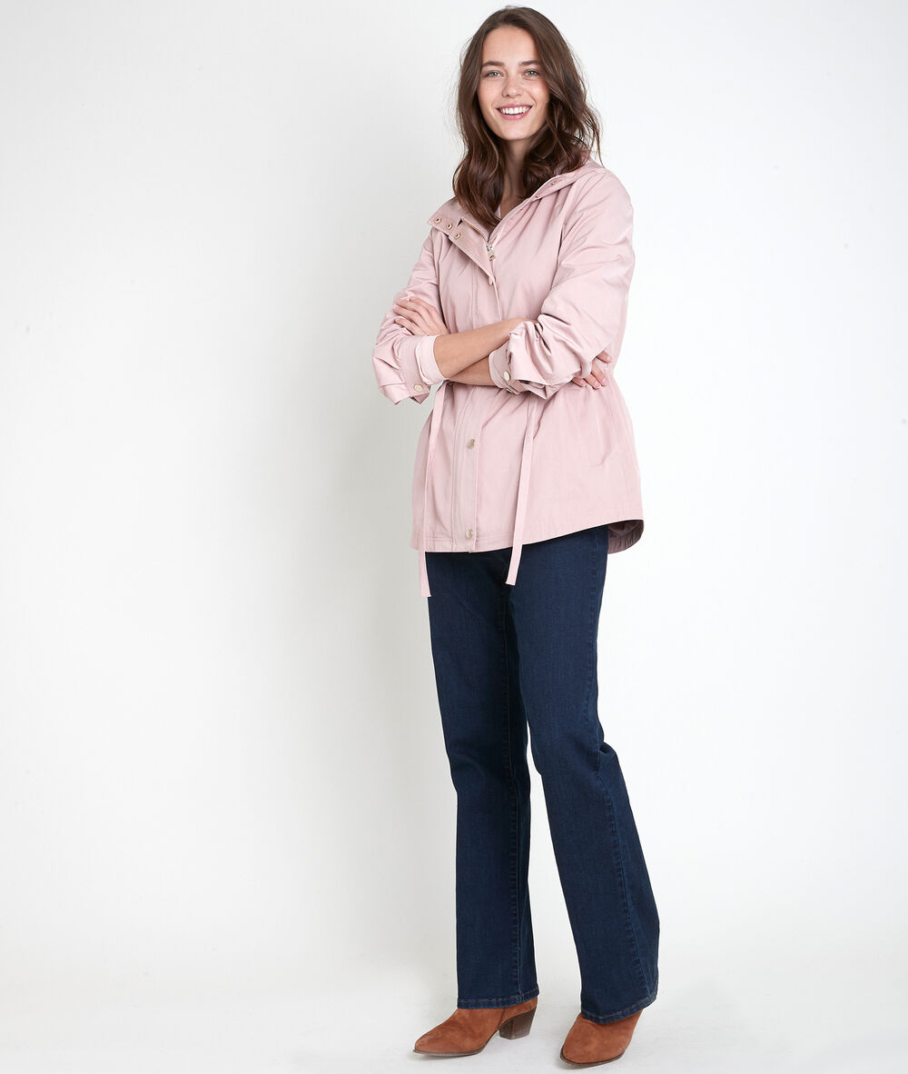 Parka poudre &agrave; capuche nahia poudre.