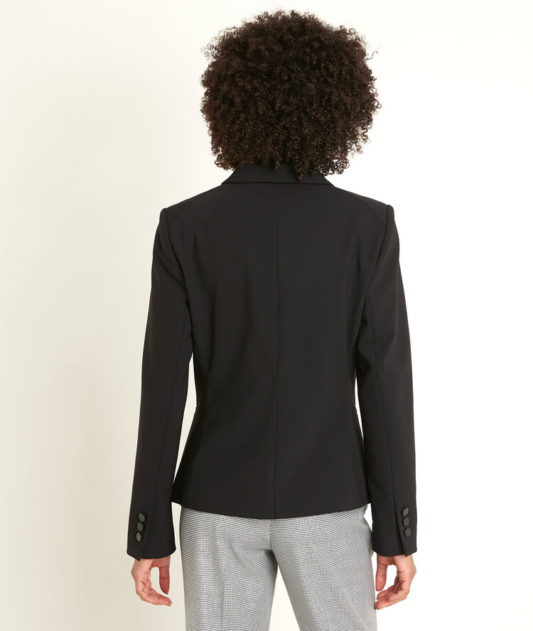Veste microfibre noire sarry noir.