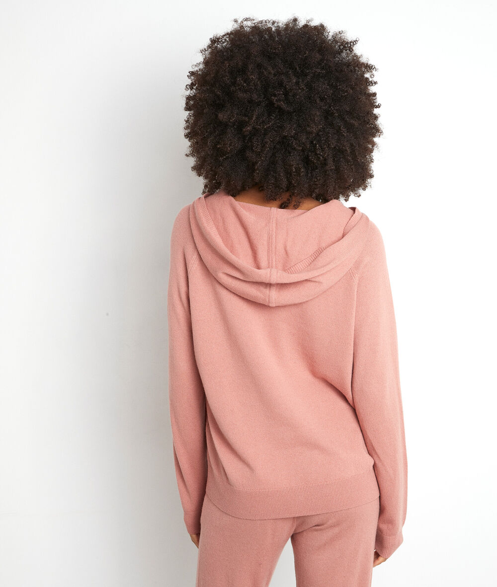 Blush trui van breiwerk met capuchon thom blush.