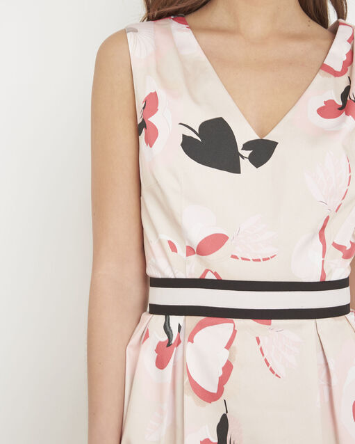 Robe poudre imprimée hisis poudre.