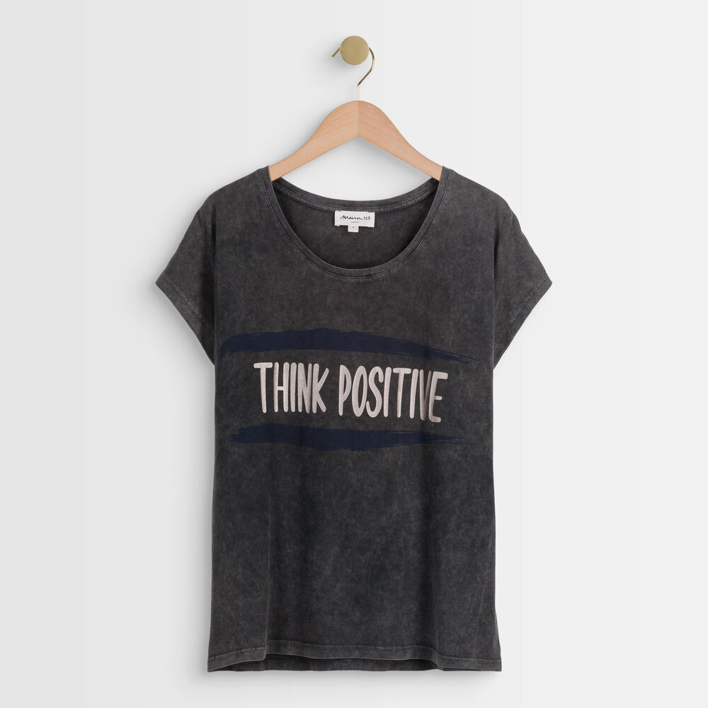 Tee-shirt anthracite sérigraphié inoui anthracite.