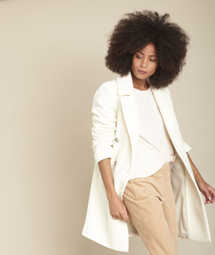 Poedrroze kasjmier trui fog poudre.