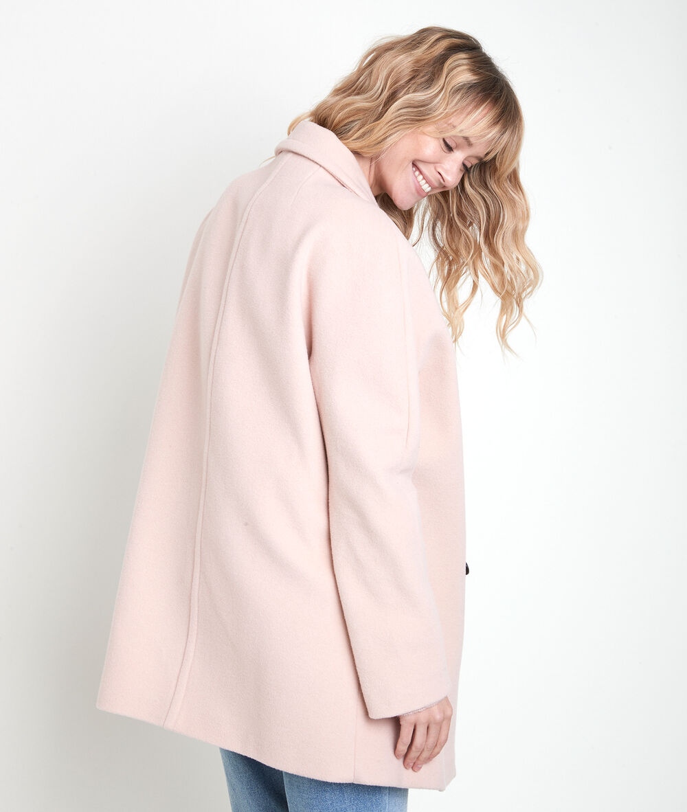 Mantel aus woll-mix puderfarben joy poudre.