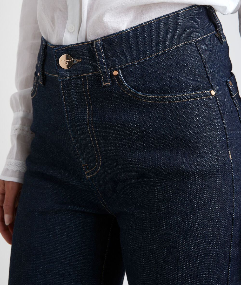 De wide leg rinse pacome rinse.