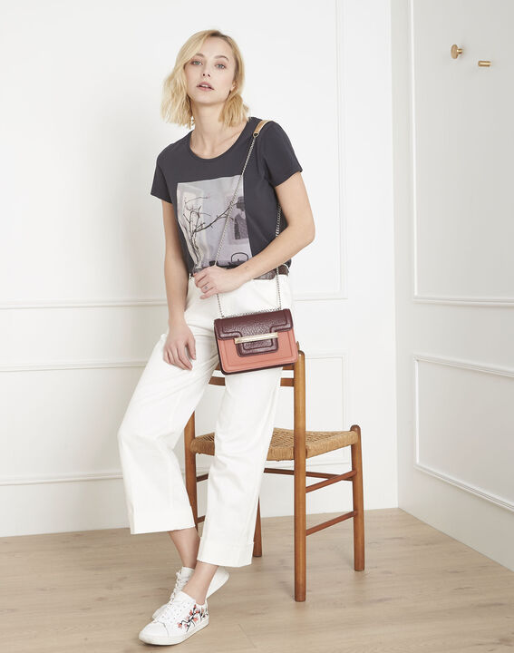 Tee-shirt gris imprimé Pueblo | 1-2-3 Tee-shirt gris imprimé Pueblo PhotoZ | 1-2-3