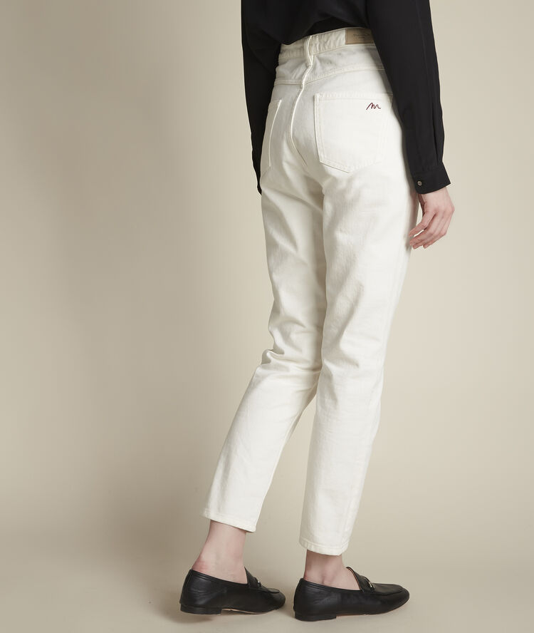 Le lovely mum: jean blanc solene ecru.