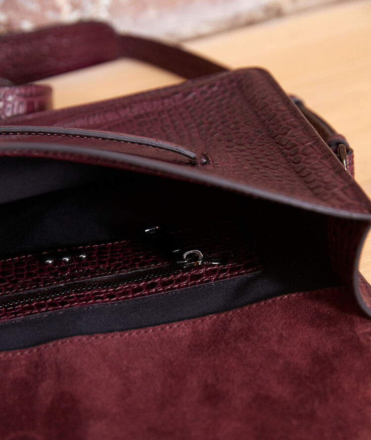 Le 123 sac iconique grenat grenat.