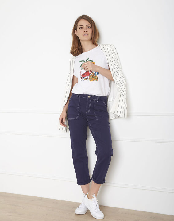Indigofarbene Boyfriend-Jeans Cool | 1-2-3 Indigofarbene Boyfriend-Jeans Cool PhotoZ | 1-2-3
