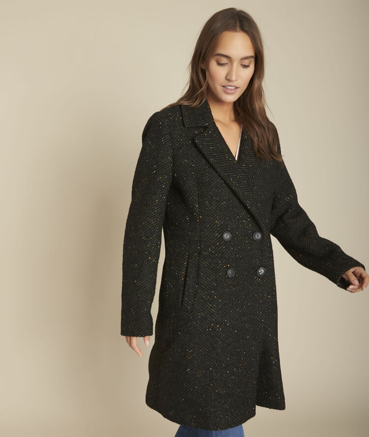 Manteau en laine cyprès teddy cypres.
